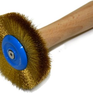 Brass brush - BubbleExwith 0.1 mm wire diameter for masks with extra fine details.
